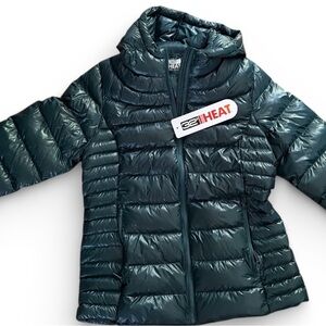 32 Degrees Women's Puffer Jacket - Dark Green